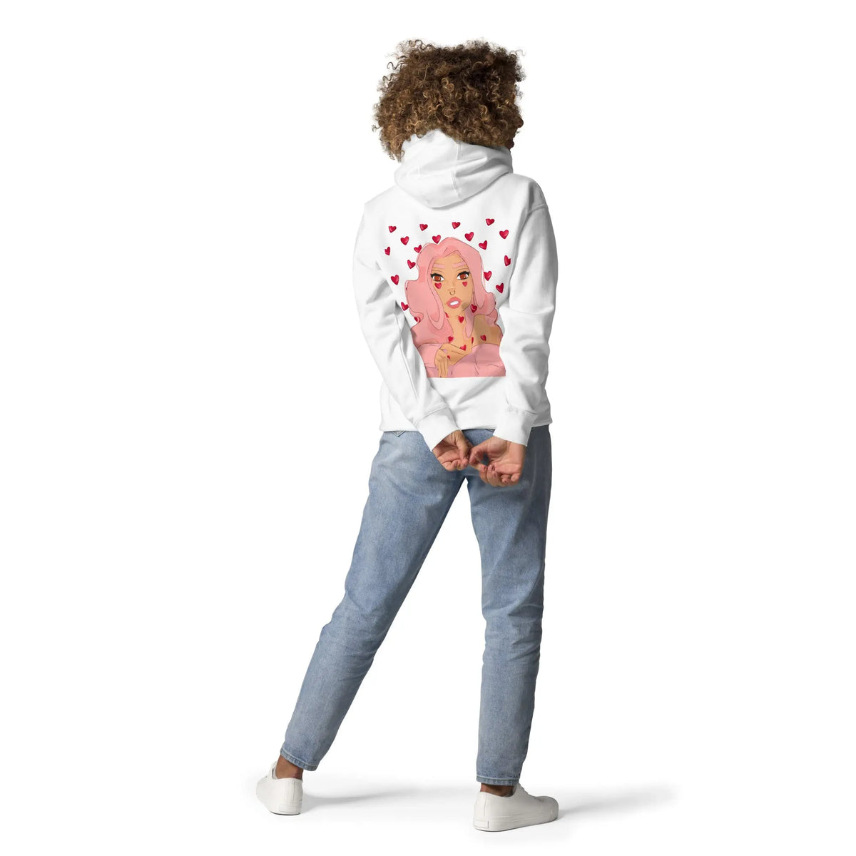 Queeni McHeart - Unisex-Kapuzenpullover -   Hoodies, Pullover, Jacken, Sweatpants, Jogginghosen, Hosen #