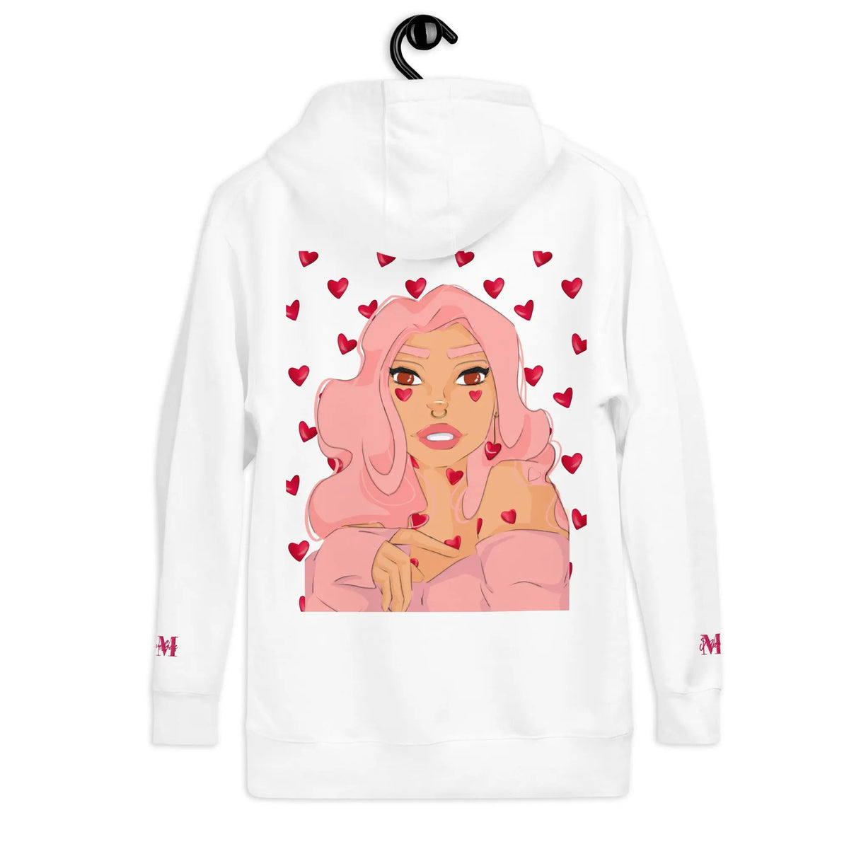 Queeni McHeart - Unisex-Kapuzenpullover -   Hoodies, Pullover, Jacken, Sweatpants, Jogginghosen, Hosen #
