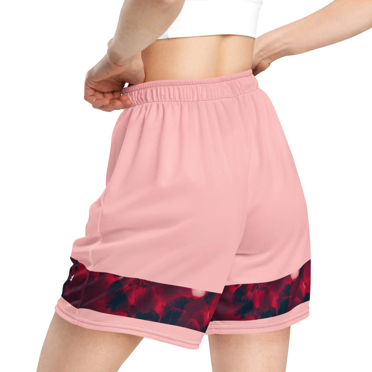 Rebell Rose - Mesh-Shorts -   Shirts, Leggings, Kleider, Sport-BHs, Shorts, Bademoden, Fahnen, Stoffe, Haarschmuck #