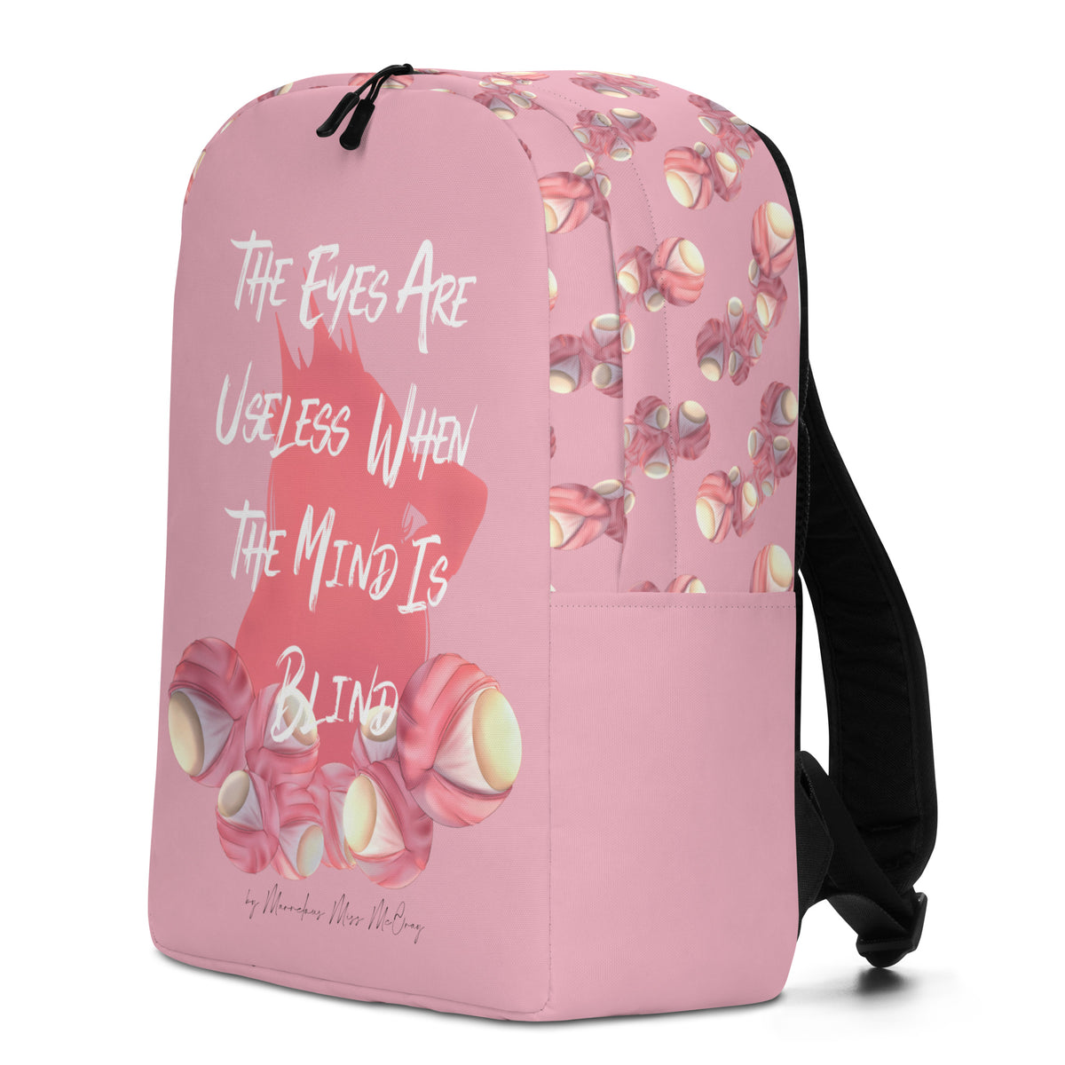 Rosè Eyeballs - Minimalistischer Rucksack -    #