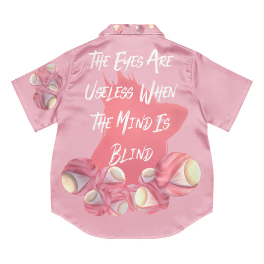 Rosè Eyeballs - kurzes Pyjama-Top -   PJ #