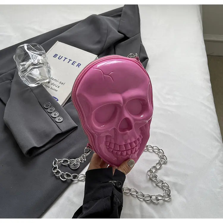 "Silk Skull" - Schultertasche -   0 #