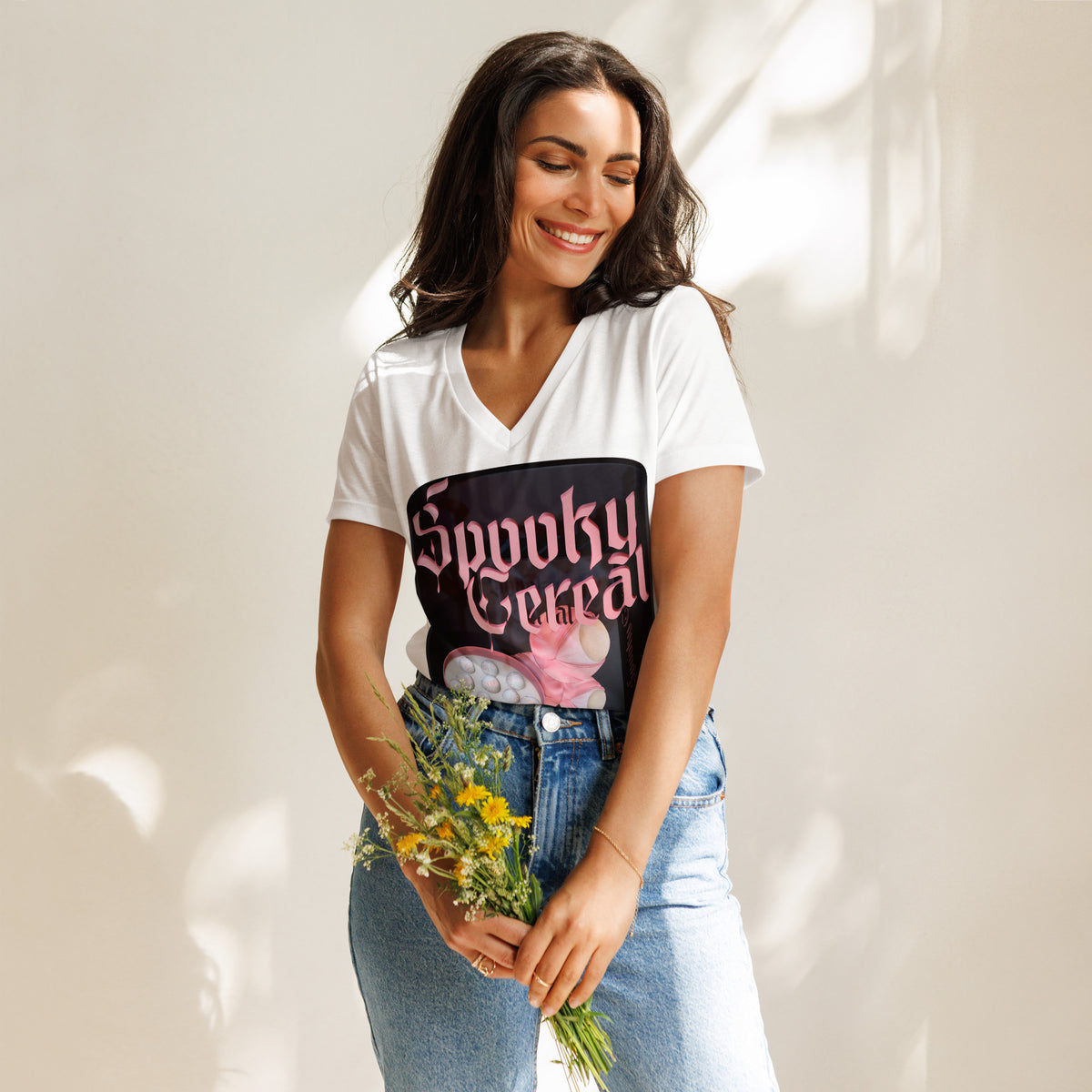 Spooky Cereal - Lockeres T-Shirt -   Shirts,Top #