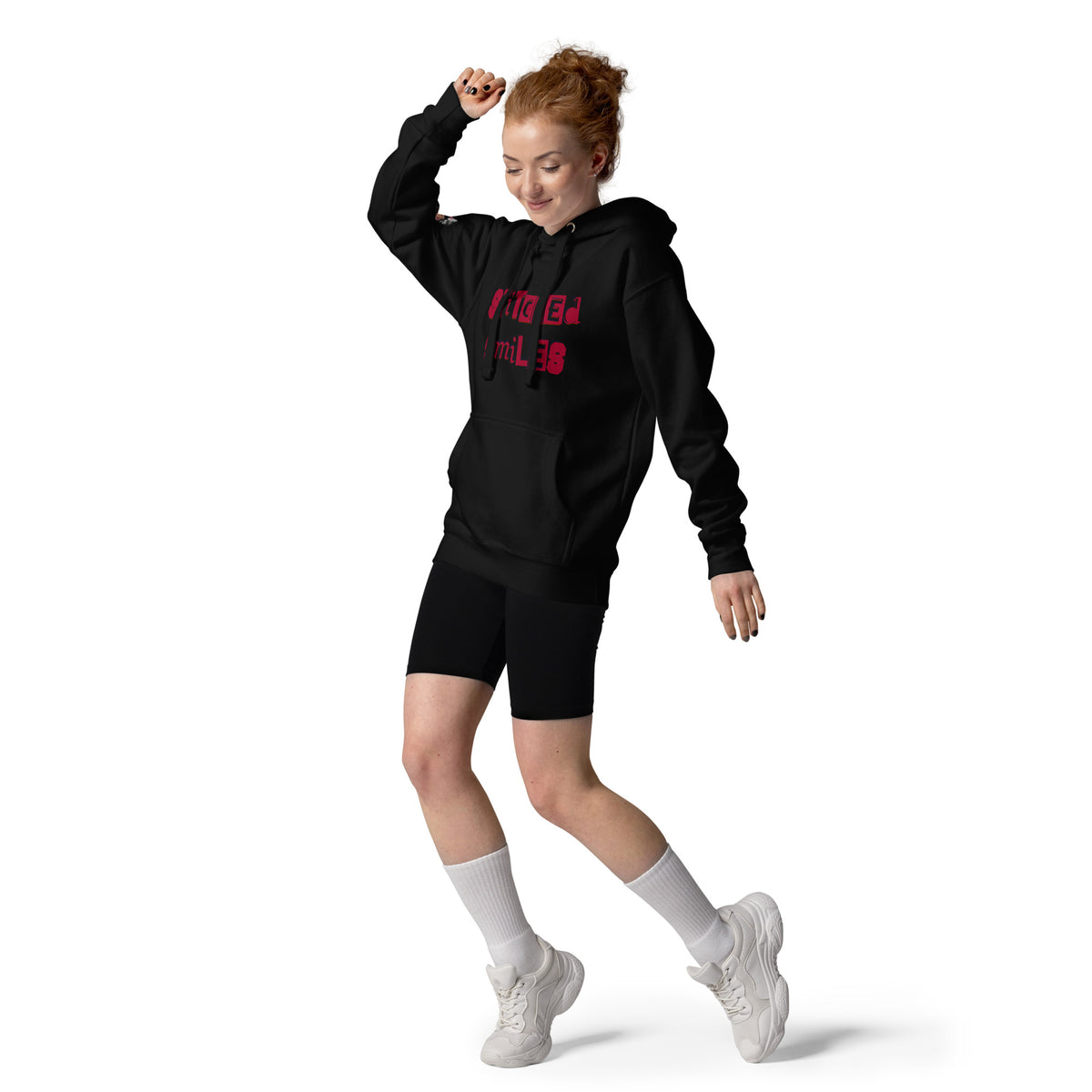 Stiched Smile - Unisex-Kapuzenpullover -   Kapuzenpullover #