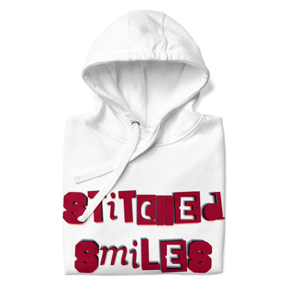 Stiched Smile - Unisex-Kapuzenpullover -   Kapuzenpullover #