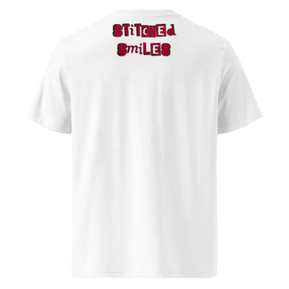 Stitched Smiles - Cotton Shirt -   Shirts,Top #